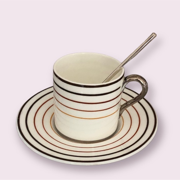 Wedgwood MCM Espresso Demitasse set of 8 cups with saucers 16 piece total - Picture 8 of 8